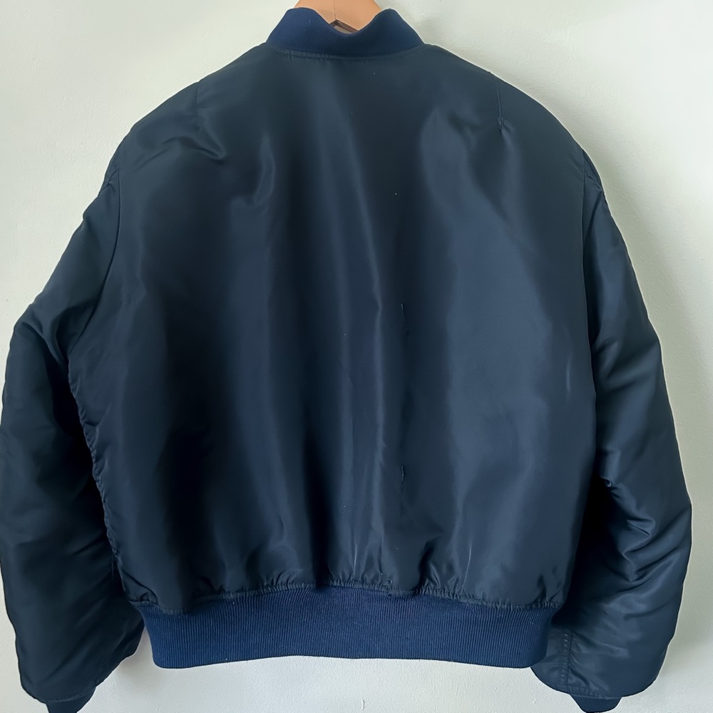 SCHOTT NYC MA-1 Flight Jacket – Made in USA – Military Spec Label – Men’s L - Picture 4 of 10